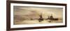 The First Battle Squadron Leaving the Forth for the Battle of Jutland, 1917-William Lionel Wyllie-Framed Giclee Print