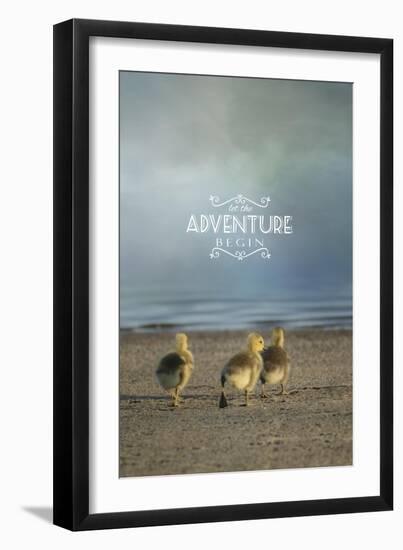 The First Big Adventure with words-Jai Johnson-Framed Premium Giclee Print