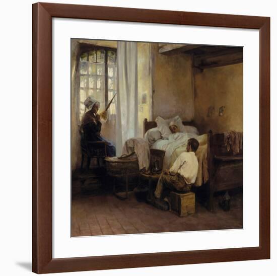 The First Born-Gaston La Touche-Framed Premium Giclee Print