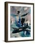 The First British Air Aggressive Action of the War, the Raid on Kiel, 1940-null-Framed Giclee Print