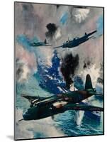The First British Air Aggressive Action of the War, the Raid on Kiel, 1940-null-Mounted Giclee Print
