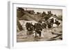 The First British Troops Disembark from the Specially Designed Landing Ladders-English Photographer-Framed Giclee Print