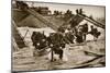 The First British Troops Disembark from the Specially Designed Landing Ladders-English Photographer-Mounted Giclee Print