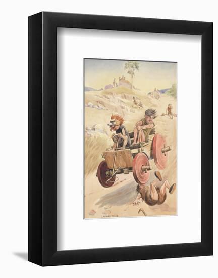 The First Car-Lawson Wood-Framed Premium Giclee Print