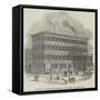 The First Cast-Iron House Erected at New York-null-Framed Stretched Canvas