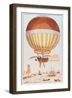 The First Channel Crossing by Air of Jean Pierre Francois Blanchard-null-Framed Giclee Print