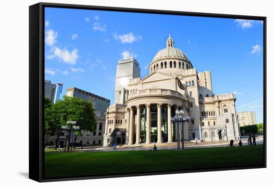 The First Church of Christ Scientist in Christian Science Plaza in Boston-Songquan Deng-Framed Stretched Canvas