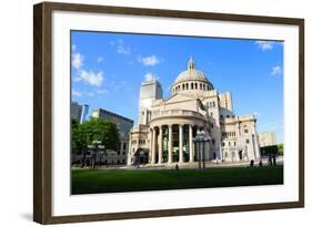 The First Church of Christ Scientist in Christian Science Plaza in Boston-Songquan Deng-Framed Photographic Print