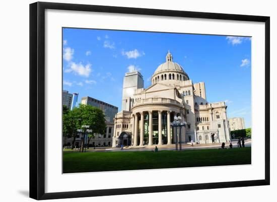 The First Church of Christ Scientist in Christian Science Plaza in Boston-Songquan Deng-Framed Photographic Print