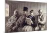 The First Class Carriage, 1864-Honore Daumier-Mounted Giclee Print