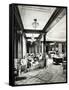 The First Class Lounge of the Ocean Liner 'Mauretania', c.1906-null-Framed Stretched Canvas