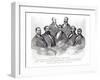 The First Colored Senator and Representatives, in the 41st and 42nd Congress of the United States-null-Framed Giclee Print