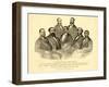 The First Colored Senator and Representatives - in the 41St and 42Nd Congress of the United States,-American School-Framed Giclee Print