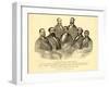 The First Colored Senator and Representatives - in the 41St and 42Nd Congress of the United States,-American School-Framed Giclee Print