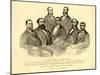 The First Colored Senator and Representatives - in the 41St and 42Nd Congress of the United States,-American School-Mounted Giclee Print