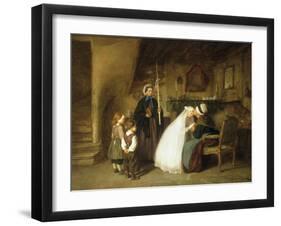 The First Communion, 1867-Edouard Frere-Framed Giclee Print