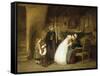 The First Communion, 1867-Edouard Frere-Framed Stretched Canvas