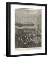 The First Concert at the New Queen's Hall-null-Framed Giclee Print