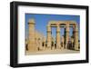 The First Court, Luxor Temple, UNESCO World Heritage Site, Luxor, Egypt, North Africa, Africa-Jane Sweeney-Framed Photographic Print