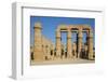 The First Court, Luxor Temple, UNESCO World Heritage Site, Luxor, Egypt, North Africa, Africa-Jane Sweeney-Framed Photographic Print