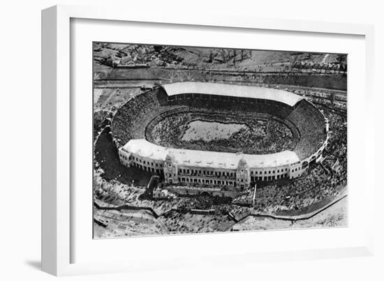 The First Cup Final at Wembley Stadium, London, 1923-null-Framed Giclee Print
