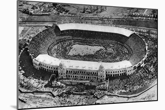 The First Cup Final at Wembley Stadium, London, 1923-null-Mounted Giclee Print