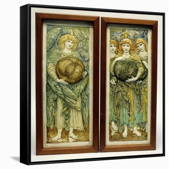 The First Day of Creation and the Third Day of Creation-Edward Burne-Jones-Framed Stretched Canvas