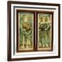 The First Day of Creation and the Third Day of Creation-Edward Burne-Jones-Framed Giclee Print