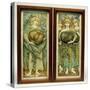 The First Day of Creation and the Third Day of Creation-Edward Burne-Jones-Stretched Canvas