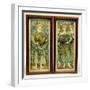 The First Day of Creation and the Third Day of Creation-Edward Burne-Jones-Framed Giclee Print