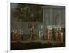 The First Day of School, c.1720-37-Jean Baptiste Vanmour-Framed Giclee Print