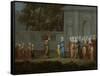 The First Day of School, c.1720-37-Jean Baptiste Vanmour-Framed Stretched Canvas