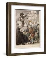 The First Day of Term - or the Devil Among Lawyers-Robert Dighton-Framed Giclee Print