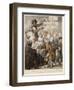 The First Day of Term - or the Devil Among Lawyers-Robert Dighton-Framed Giclee Print