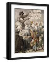 The First Day of Term, or the Devil Among Lawyers-Robert Dighton-Framed Giclee Print