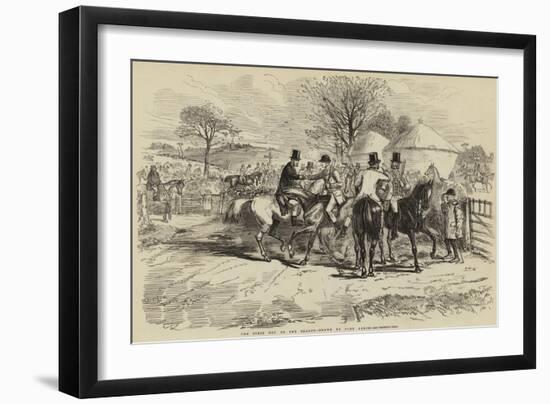 The First Day of the Season-John Leech-Framed Giclee Print