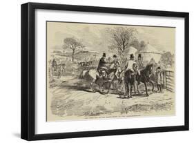 The First Day of the Season-John Leech-Framed Giclee Print