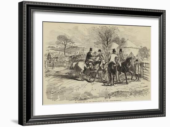 The First Day of the Season-John Leech-Framed Giclee Print