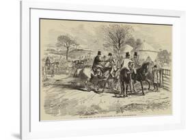 The First Day of the Season-John Leech-Framed Giclee Print