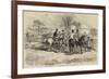 The First Day of the Season-John Leech-Framed Giclee Print