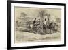 The First Day of the Season-John Leech-Framed Giclee Print