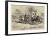 The First Day of the Season-John Leech-Framed Giclee Print