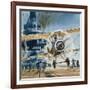 The First Deck Landing-Wilf Hardy-Framed Giclee Print