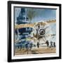 The First Deck Landing-Wilf Hardy-Framed Giclee Print