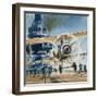 The First Deck Landing-Wilf Hardy-Framed Giclee Print