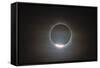 The First Diamond Ring During the Total Eclipse of the Sun-null-Framed Stretched Canvas