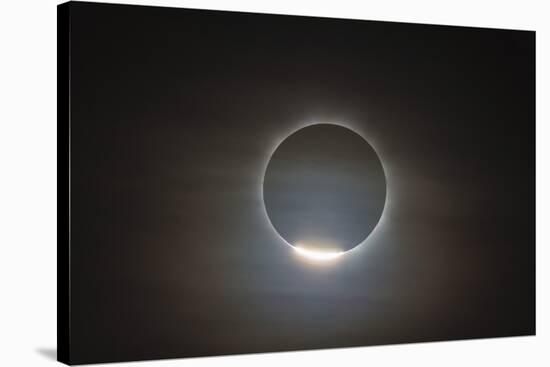 The First Diamond Ring During the Total Eclipse of the Sun-null-Stretched Canvas