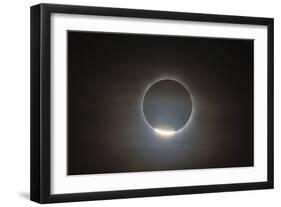 The First Diamond Ring During the Total Eclipse of the Sun-null-Framed Photographic Print