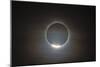 The First Diamond Ring During the Total Eclipse of the Sun-null-Mounted Photographic Print