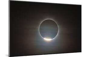 The First Diamond Ring During the Total Eclipse of the Sun-null-Mounted Photographic Print